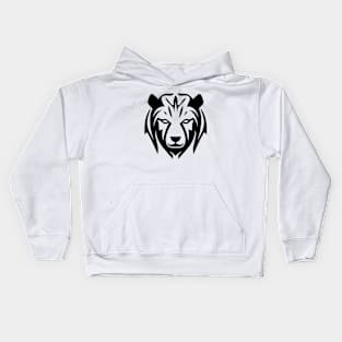 Grizzly Bear Animal Freedom World Wildlife Wonder Vector Graphic Kids Hoodie